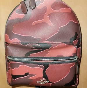 pink camo coach purse
